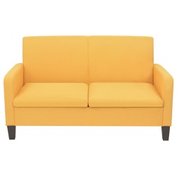 vidaXL 2-Sitzersofa 135 x 65 x76 cm Gelb