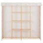 vidaXL Kleiderschrank Weiß 173 x 40 x 170 cm Stoff vidaXL Kleiderschrank Weiß 173 x 40 x 170 cm Stoff