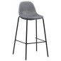 vidaXL Barhocker 2 Stk. Hellgrau Stoff vidaXL Barhocker 2 Stk. Hellgrau Stoff