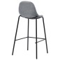 vidaXL Barhocker 2 Stk. Hellgrau Stoff vidaXL Barhocker 2 Stk. Hellgrau Stoff