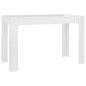 vidaXL Esstisch Hochglanz-Weiß 120x60x76 cm Holzwerkstoff vidaXL Esstisch Hochglanz-Weiß 120x60x76 cm Holzwerkstoff