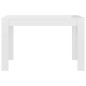 vidaXL Esstisch Hochglanz-Weiß 120x60x76 cm Holzwerkstoff vidaXL Esstisch Hochglanz-Weiß 120x60x76 cm Holzwerkstoff