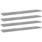 vidaXL Bücherregal-Bretter 4 Stk. Betongrau 60x10x1,5 cm Holzwerkstoff vidaXL Bücherregal-Bretter 4 Stk. Betongrau 60x10x1,5 cm Holzwerkstoff