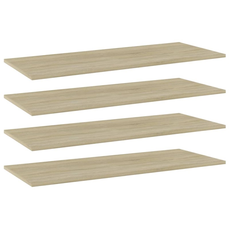 vidaXL Bücherregal-Bretter 4 Stk. Sonoma-Eiche 100x40x1,5 cm vidaXL Bücherregal-Bretter 4 Stk. Sonoma-Eiche 100x40x1,5 cm