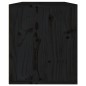 vidaXL Wandschrank Schwarz 60x30x35 cm Massivholz Kiefer vidaXL Wandschrank Schwarz 60x30x35 cm Massivholz Kiefer