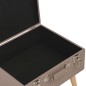 vidaXL Hocker mit Stauraum 40 cm Braun Stoff vidaXL Hocker mit Stauraum 40 cm Braun Stoff