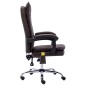 vidaXL Massage-Bürostuhl Braun Kunstleder vidaXL Massage-Bürostuhl Braun Kunstleder