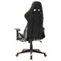 vidaXL Gaming-Stuhl mit Fußstütze Schwarz und Orange Kunstleder vidaXL Gaming-Stuhl mit Fußstütze Schwarz und Orange Kunstleder