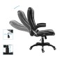 vidaXL Bürostuhl Schwarz Kunstleder vidaXL Bürostuhl Schwarz Kunstleder