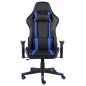 vidaXL Gaming-Stuhl Drehbar Blau PVC vidaXL Gaming-Stuhl Drehbar Blau PVC
