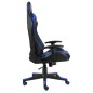 vidaXL Gaming-Stuhl Drehbar Blau PVC vidaXL Gaming-Stuhl Drehbar Blau PVC