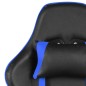 vidaXL Gaming-Stuhl Drehbar Blau PVC vidaXL Gaming-Stuhl Drehbar Blau PVC