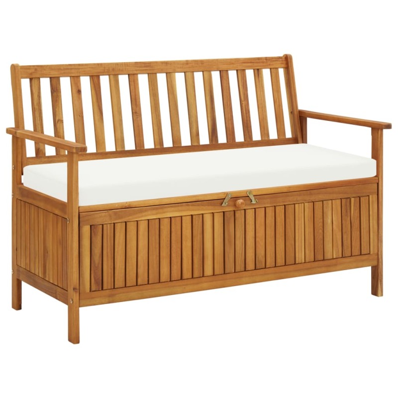 vidaXL Garten Aufbewahrungsbank Akazienholz Massiv 120 x 63 x 84 cm vidaXL Garten Aufbewahrungsbank Akazienholz Massiv 120 x 63 x 84 cm