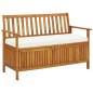 vidaXL Garten Aufbewahrungsbank Akazienholz Massiv 120 x 63 x 84 cm vidaXL Garten Aufbewahrungsbank Akazienholz Massiv 120 x 63 x 84 cm