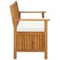 vidaXL Garten Aufbewahrungsbank Akazienholz Massiv 120 x 63 x 84 cm vidaXL Garten Aufbewahrungsbank Akazienholz Massiv 120 x 63 x 84 cm