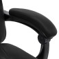 vidaXL Massage-Bürostuhl Schwarz Kunstleder vidaXL Massage-Bürostuhl Schwarz Kunstleder