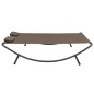 vidaXL Outdoor-Loungebett Stoff Braun vidaXL Outdoor-Loungebett Stoff Braun