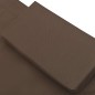 vidaXL Outdoor-Loungebett Stoff Braun vidaXL Outdoor-Loungebett Stoff Braun