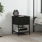vidaXL Nachttisch Schwarz 34x35,5x45 cm Holzwerkstoff vidaXL Nachttisch Schwarz 34x35,5x45 cm Holzwerkstoff
