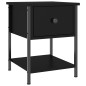 vidaXL Nachttisch Schwarz 34x35,5x45 cm Holzwerkstoff vidaXL Nachttisch Schwarz 34x35,5x45 cm Holzwerkstoff