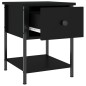 vidaXL Nachttisch Schwarz 34x35,5x45 cm Holzwerkstoff vidaXL Nachttisch Schwarz 34x35,5x45 cm Holzwerkstoff