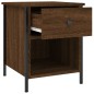 vidaXL Nachttische 2 Stk. Braun Eichen-Optik 40x42x50 cm Holzwerkstoff