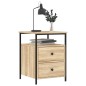 vidaXL Nachttische 2 Stk. Sonoma-Eiche 44x45x60 cm Holzwerkstoff vidaXL Nachttische 2 Stk. Sonoma-Eiche 44x45x60 cm Holzwerkstoff