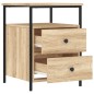 vidaXL Nachttische 2 Stk. Sonoma-Eiche 44x45x60 cm Holzwerkstoff vidaXL Nachttische 2 Stk. Sonoma-Eiche 44x45x60 cm Holzwerkstoff