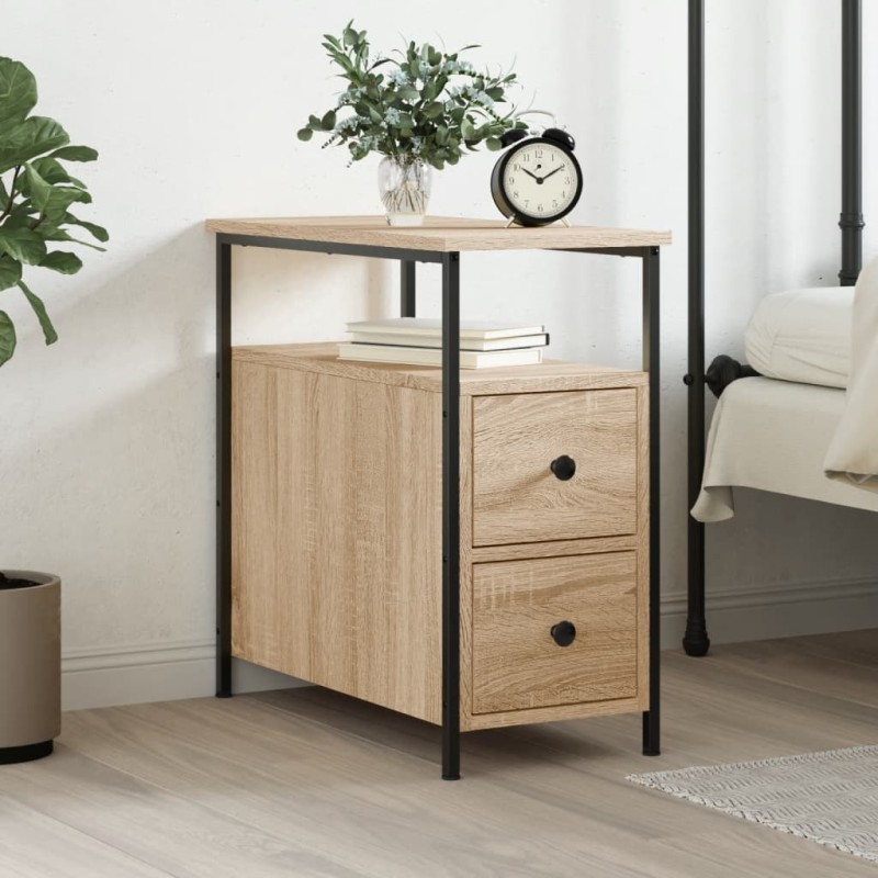 vidaXL Nachttisch Sonoma-Eiche 30x60x60 cm Holzwerkstoff vidaXL Nachttisch Sonoma-Eiche 30x60x60 cm Holzwerkstoff