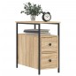 vidaXL Nachttisch Sonoma-Eiche 30x60x60 cm Holzwerkstoff vidaXL Nachttisch Sonoma-Eiche 30x60x60 cm Holzwerkstoff