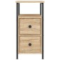 vidaXL Nachttisch Sonoma-Eiche 30x60x60 cm Holzwerkstoff vidaXL Nachttisch Sonoma-Eiche 30x60x60 cm Holzwerkstoff