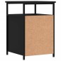 vidaXL Nachttisch Schwarz 40x42x60 cm Holzwerkstoff vidaXL Nachttisch Schwarz 40x42x60 cm Holzwerkstoff
