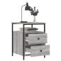 vidaXL Nachttische 2 Stk. Grau Sonoma 44x45x60 cm Holzwerkstoff vidaXL Nachttische 2 Stk. Grau Sonoma 44x45x60 cm Holzwerkstoff