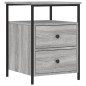 vidaXL Nachttische 2 Stk. Grau Sonoma 44x45x60 cm Holzwerkstoff vidaXL Nachttische 2 Stk. Grau Sonoma 44x45x60 cm Holzwerkstoff