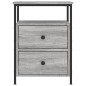 vidaXL Nachttische 2 Stk. Grau Sonoma 44x45x60 cm Holzwerkstoff vidaXL Nachttische 2 Stk. Grau Sonoma 44x45x60 cm Holzwerkstoff