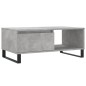 vidaXL Couchtisch Betongrau 90x50x36,5 cm Holzwerkstoff vidaXL Couchtisch Betongrau 90x50x36,5 cm Holzwerkstoff