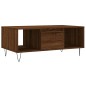 vidaXL Couchtisch Braun Eichen-Optik 90x50x36,5 cm Holzwerkstoff vidaXL Couchtisch Braun Eichen-Optik 90x50x36,5 cm Holzwerkstoff