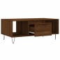 vidaXL Couchtisch Braun Eichen-Optik 90x50x36,5 cm Holzwerkstoff vidaXL Couchtisch Braun Eichen-Optik 90x50x36,5 cm Holzwerkstoff