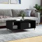 vidaXL Couchtisch Schwarz 90x50x36,5 cm Holzwerkstoff vidaXL Couchtisch Schwarz 90x50x36,5 cm Holzwerkstoff
