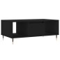 vidaXL Couchtisch Schwarz 90x50x36,5 cm Holzwerkstoff vidaXL Couchtisch Schwarz 90x50x36,5 cm Holzwerkstoff
