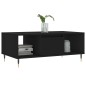 vidaXL Couchtisch Schwarz 90x50x36,5 cm Holzwerkstoff vidaXL Couchtisch Schwarz 90x50x36,5 cm Holzwerkstoff