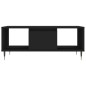 vidaXL Couchtisch Schwarz 90x50x36,5 cm Holzwerkstoff vidaXL Couchtisch Schwarz 90x50x36,5 cm Holzwerkstoff