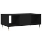 vidaXL Couchtisch Schwarz 90x50x36,5 cm Holzwerkstoff vidaXL Couchtisch Schwarz 90x50x36,5 cm Holzwerkstoff