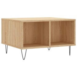 vidaXL Couchtisch Sonoma-Eiche 60x50x36,5 cm Holzwerkstoff