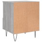 vidaXL Nachttisch Grau Sonoma 40x35x50 cm Holzwerkstoff