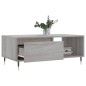 vidaXL Couchtisch Grau Sonoma 90x50x36,5 cm Holzwerkstoff vidaXL Couchtisch Grau Sonoma 90x50x36,5 cm Holzwerkstoff