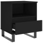 vidaXL Nachttische 2 Stk. Schwarz 40x35x50 cm Holzwerkstoff vidaXL Nachttische 2 Stk. Schwarz 40x35x50 cm Holzwerkstoff