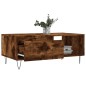 vidaXL Couchtisch Räuchereiche 90x50x36,5 cm Holzwerkstoff vidaXL Couchtisch Räuchereiche 90x50x36,5 cm Holzwerkstoff