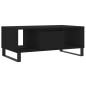 vidaXL Couchtisch Schwarz 90x50x36,5 cm Holzwerkstoff vidaXL Couchtisch Schwarz 90x50x36,5 cm Holzwerkstoff