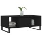 vidaXL Couchtisch Schwarz 90x50x36,5 cm Holzwerkstoff vidaXL Couchtisch Schwarz 90x50x36,5 cm Holzwerkstoff
